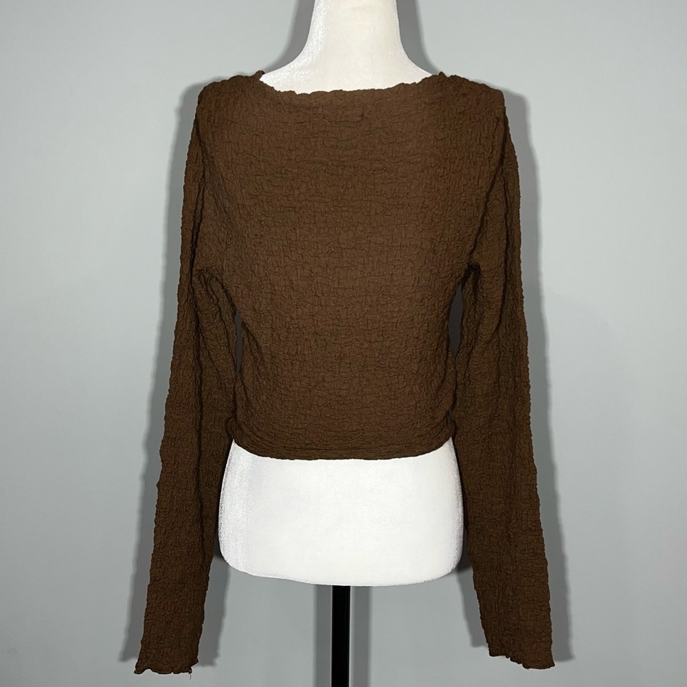 NWT Miss Love Cropped Long Sleeve Cardigan - Picture 9 of 13